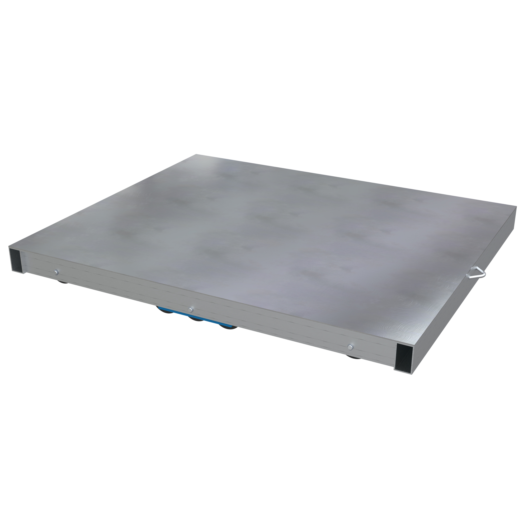 Vestil Roller Pallet Dolly - 10 Rollers, Aluminum, 8000-Lb. Capacity, Model# DOL-ST-3648-10T